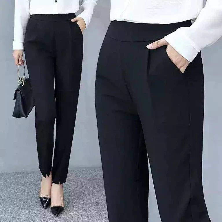 Eleganckie spodnie damskie o dopasowanym kroju
