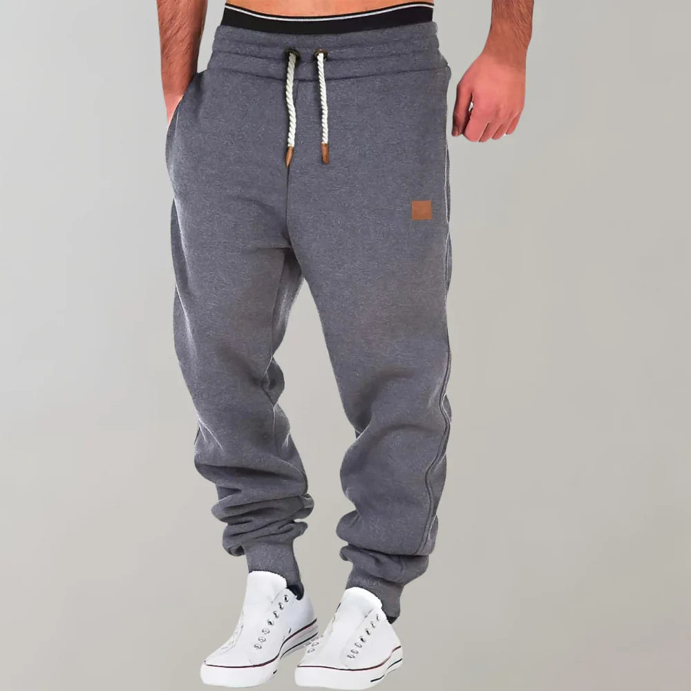 Męskie joggery o luźnym kroju z elastyczną talią - Khiai
