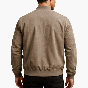 Męska kurtka bomber o krótkim, minimalistycznym kroju