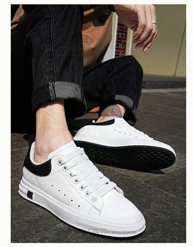 Męskie sneakersy o minimalistycznym, miejskim fasonie
